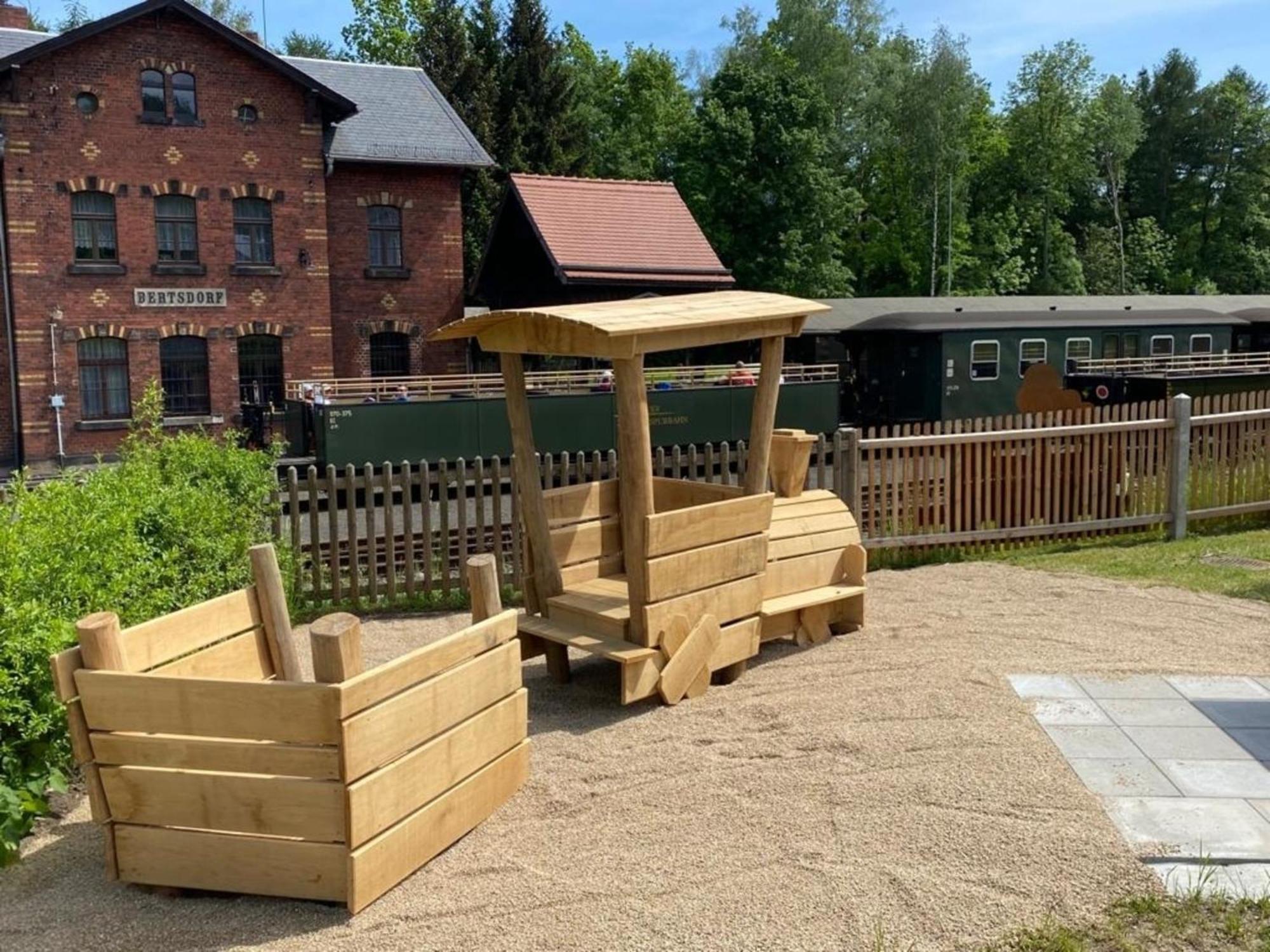 Ferienhaus Bimmelbahn Olbersdorf Exterior foto